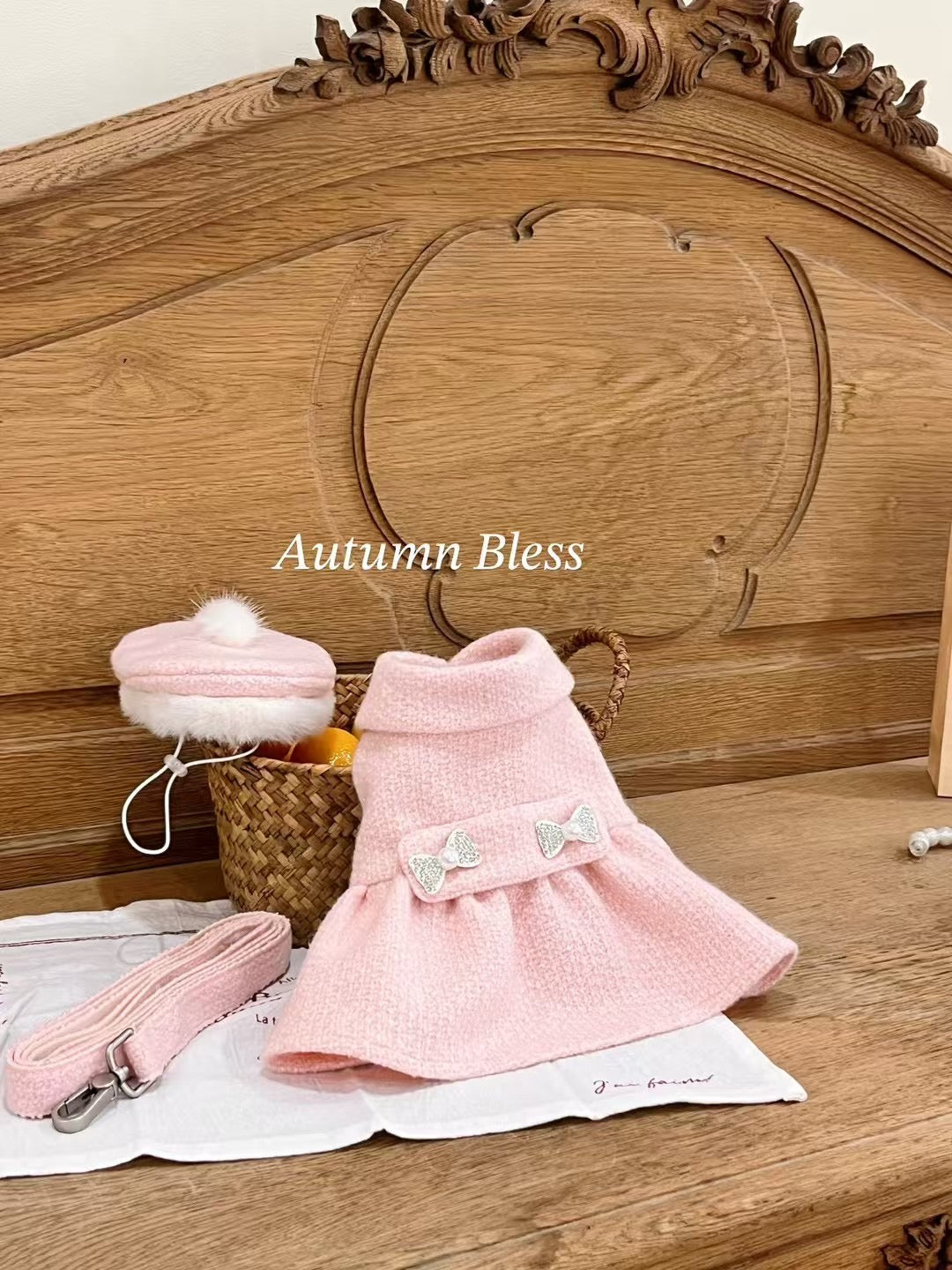 Autumn Bless French-Style Tweed Coat