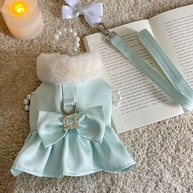 Autumn Bless サテンリボン ハーネスワンピース | Autumn Bless Satin Bow Harness Dress