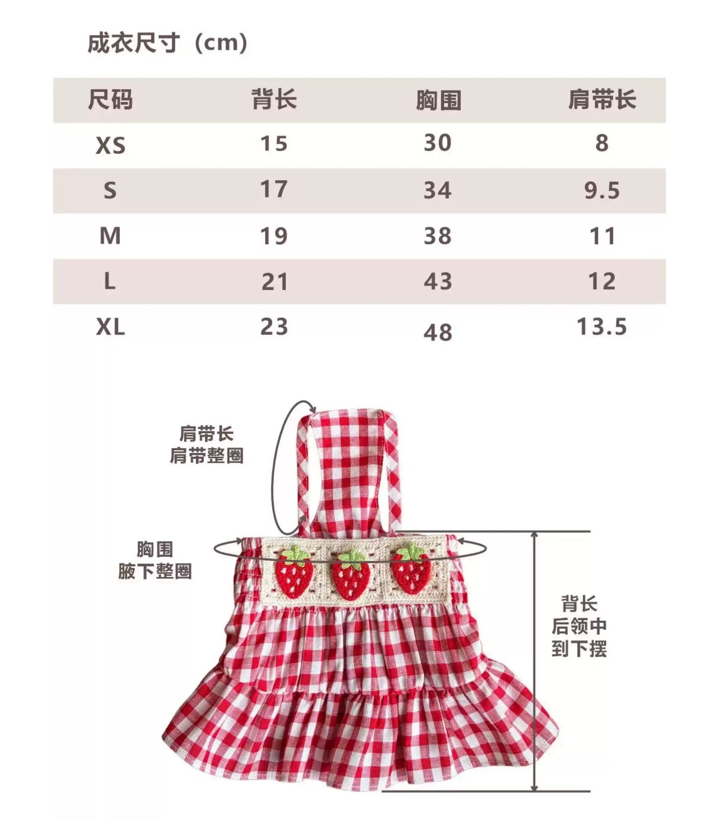 Autumn Bless Strawberry Picnic Dress