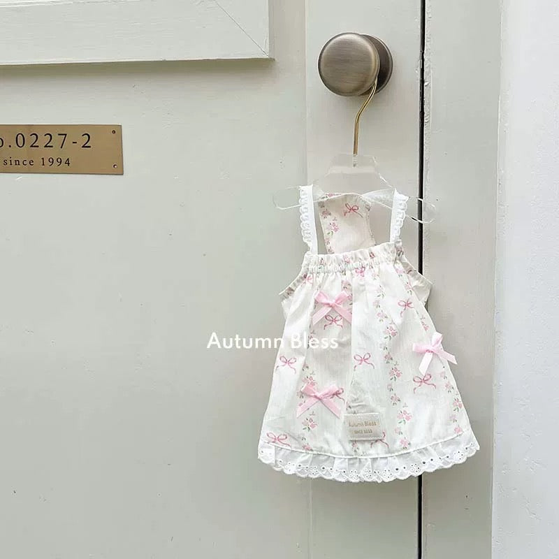 Autumn Bless Floral Cotton Lounge Dress (Summer Pet Cami) | Floral Cotton Lounge Dress 