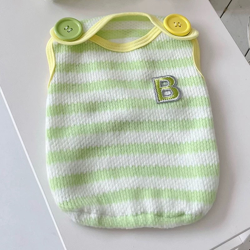 Autumn Bless Candy Button Knit Vest 