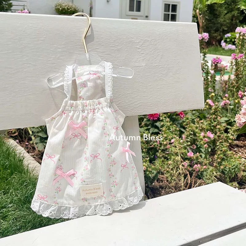 Autumn Bless Floral Cotton Lounge Dress (Summer Pet Cami) | Floral Cotton Lounge Dress 