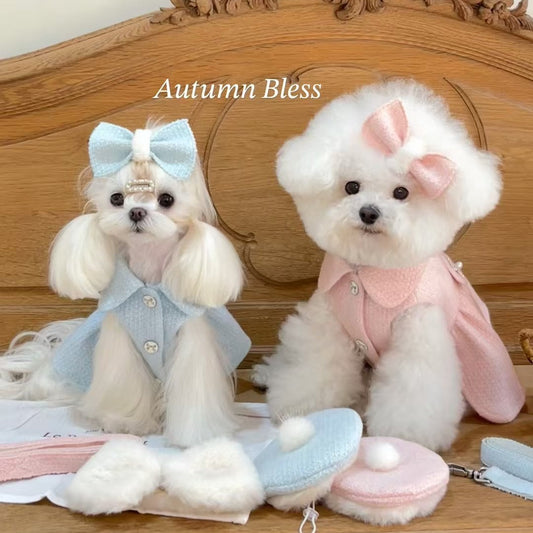 Autumn Bless French-Style Tweed Coat 