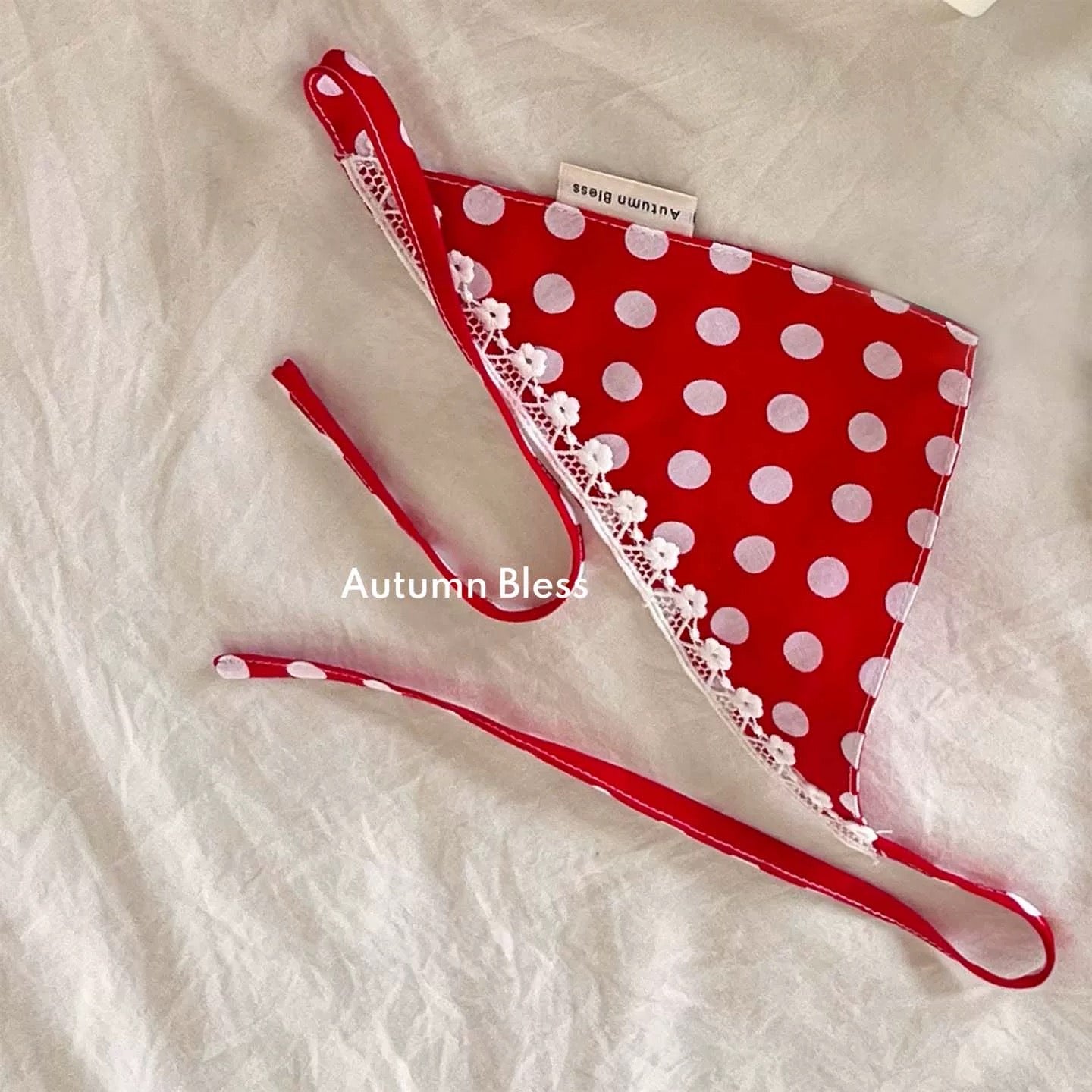 Autumn Bless Cherry Matching T-Shirt &amp; Denim Suspender Skirt (with Hair Clip or Bandana) | Cherry Matching T-Shirt &amp; Denim Suspender Skirt (Family Matching Outfit) 