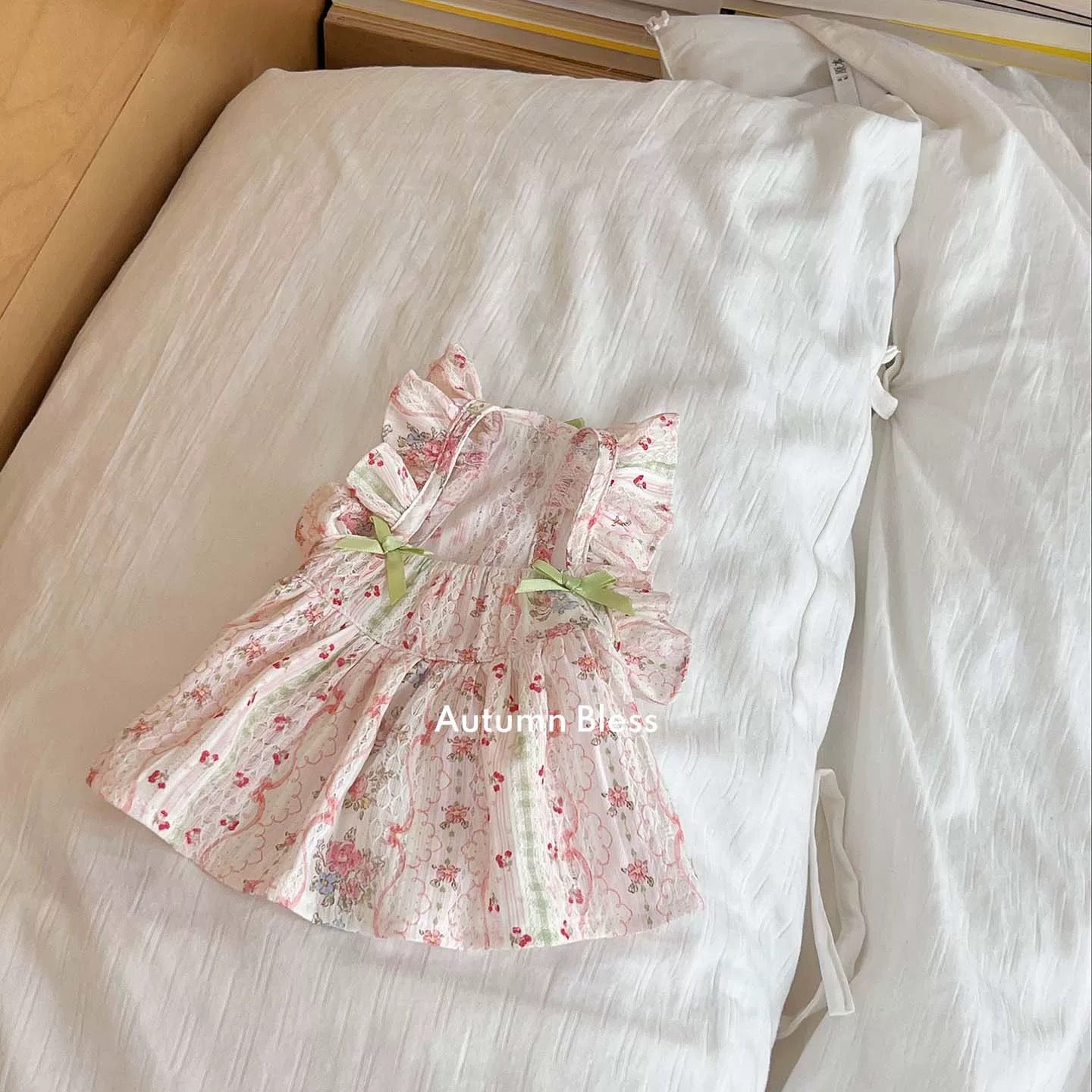 Autumn Bless [Limited Quantity] Country Floral Cotton Dress | Vintage Garden Floral Cotton Dress