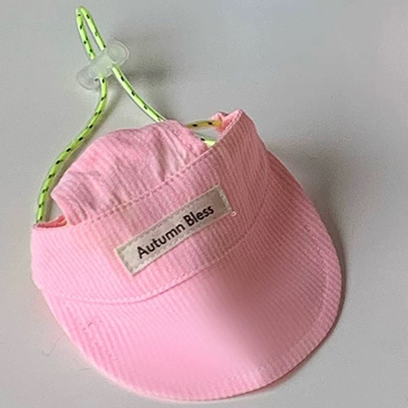 Autumn Bless Matching Cap &amp; Leash – Stripe &amp; Harness Pairing