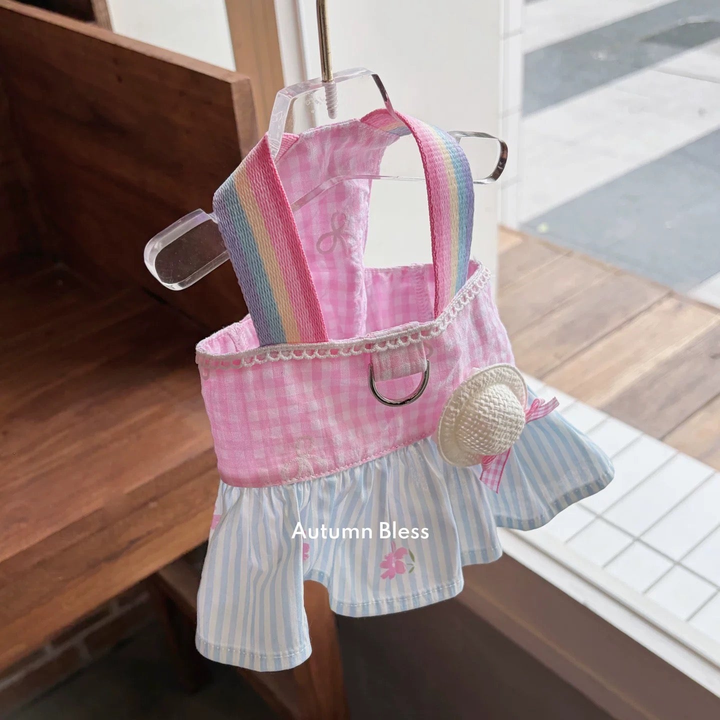 Autumn Bless Sakura Picnic Harness Dress