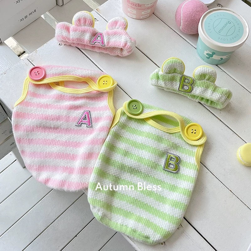 Autumn Bless Candy Button Knit Vest 
