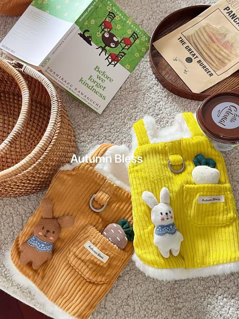 Autumn Bless Cozy Corduroy Vest with Plush Details 