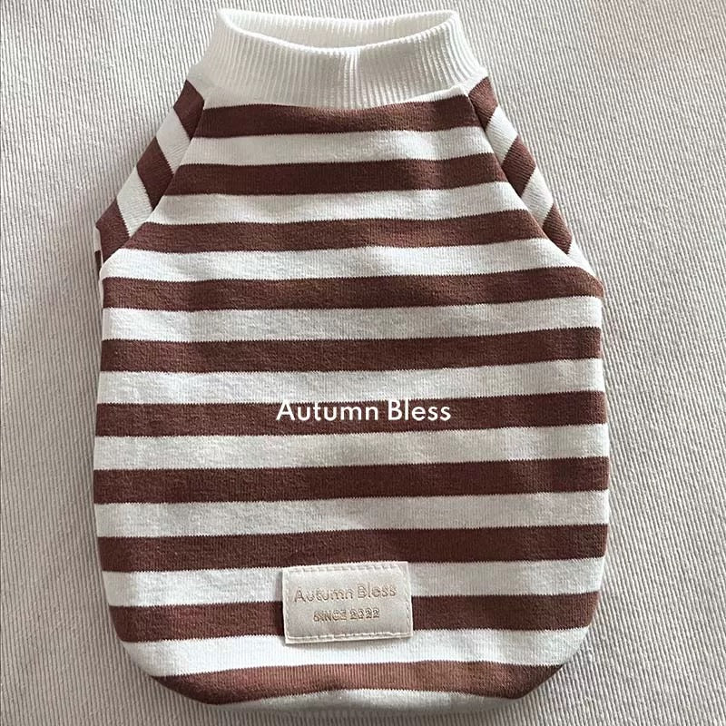 Autumn Bless Breezy Striped Knit Tee (Cap Sold Separately) 