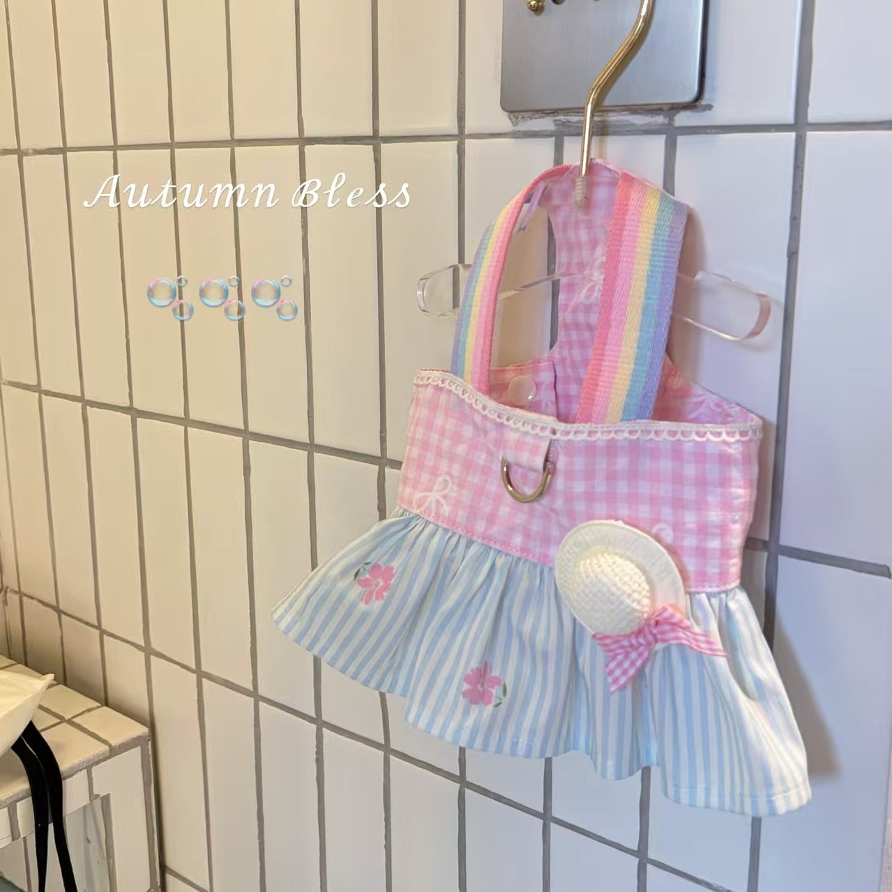 Autumn Bless Sakura Picnic Harness Dress