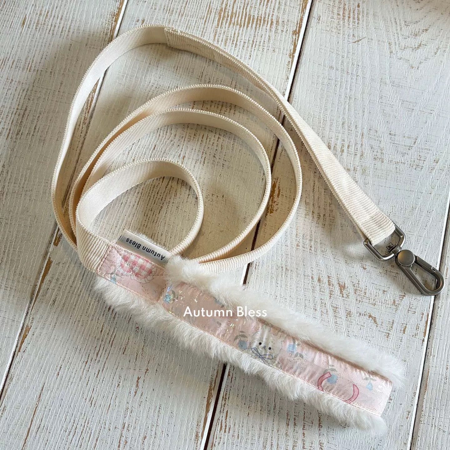 Autumn Bless Furry Cozy Winter Jacket – Teddy Print &amp; Quilted Blue