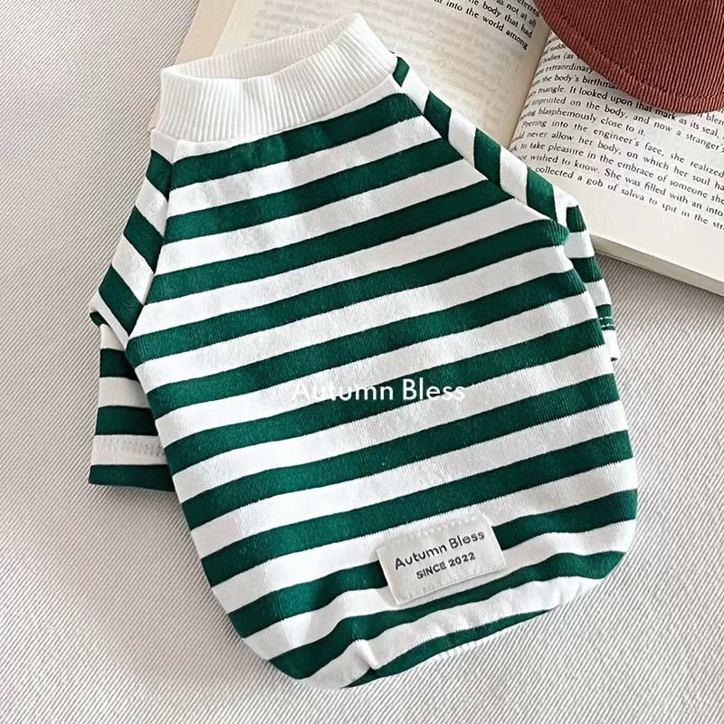 Autumn Bless Breezy Striped Knit Tee (Cap Sold Separately) 