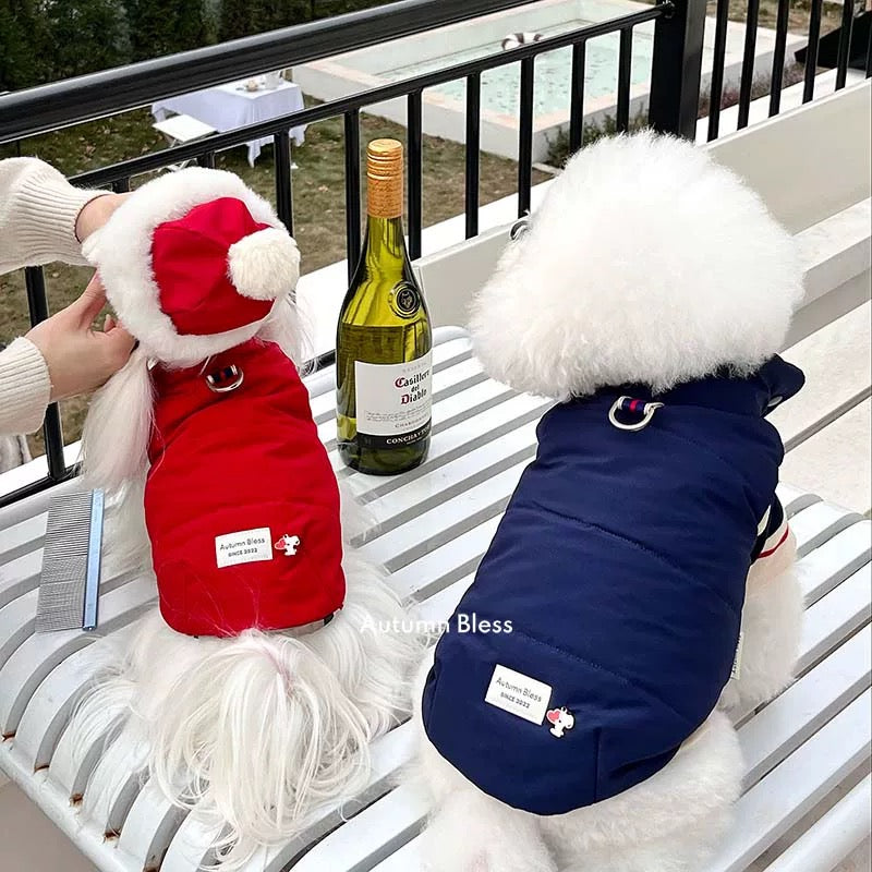 Autumn Bless Cozy Dual-Sided Winter Coat with D-Ring