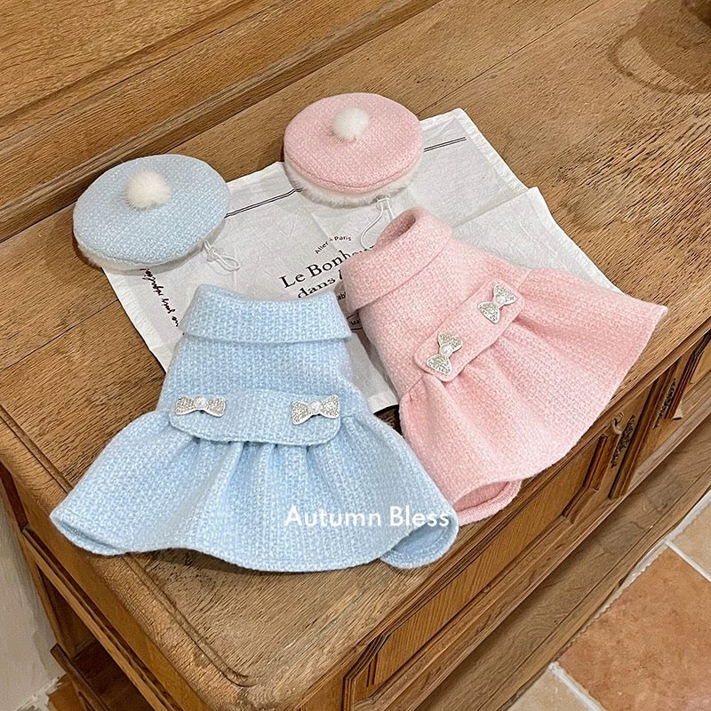 Autumn Bless French-Style Tweed Coat 