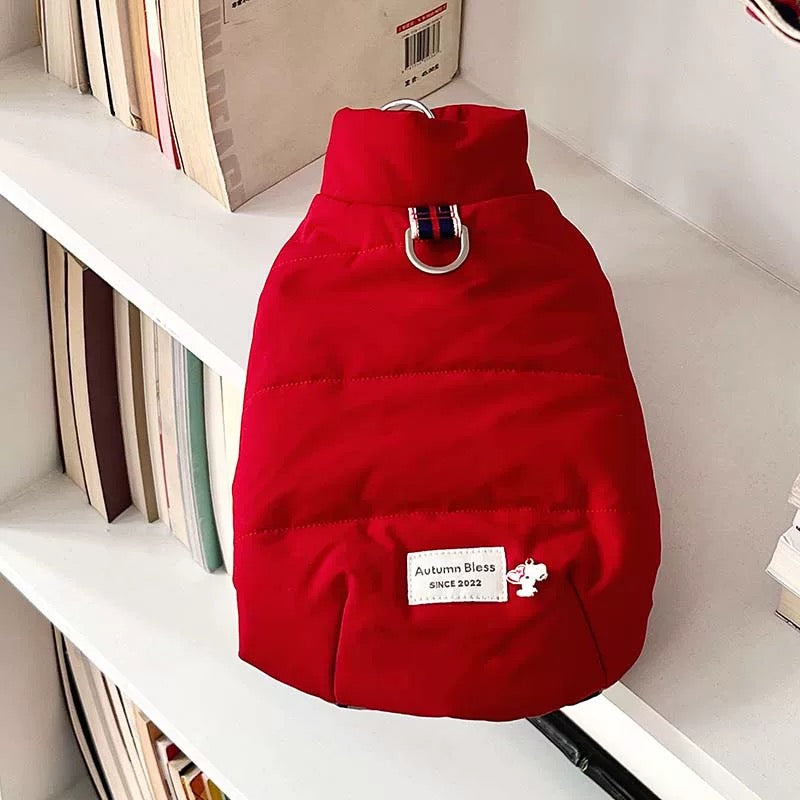 Autumn Bless Cozy Dual-Sided Winter Coat with D-Ring