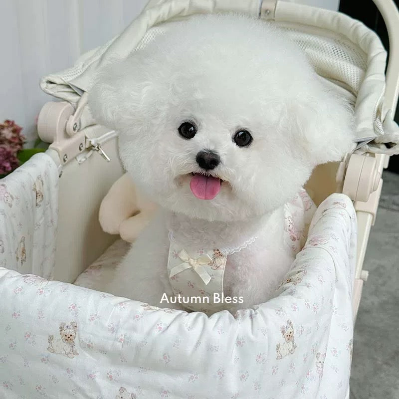 Autumn Bless Floral Cotton Lounge Dress (Summer Pet Cami) | Floral Cotton Lounge Dress 