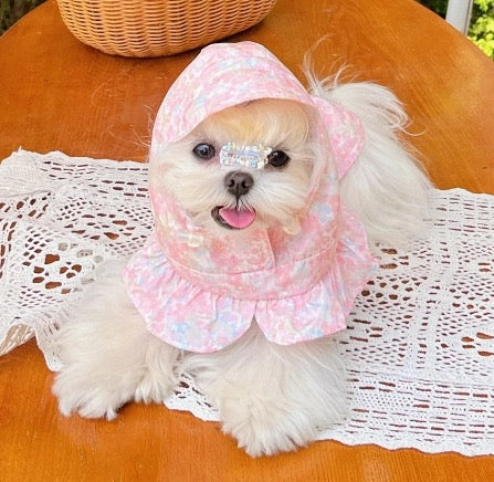 Autumn Bless Pastel Garden Windproof, Waterproof, and UV Coat | PetalShield Waterproof Floral Coat 