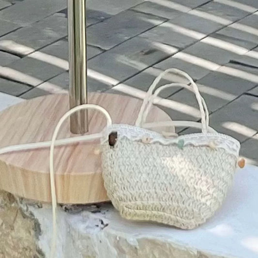 Autumn Bless Natural Beige Picnic Bag
