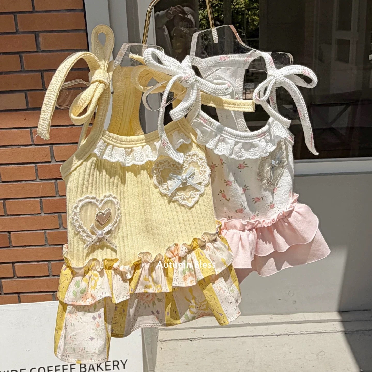 Autumn Bless Blossom Garden One-piece Dress