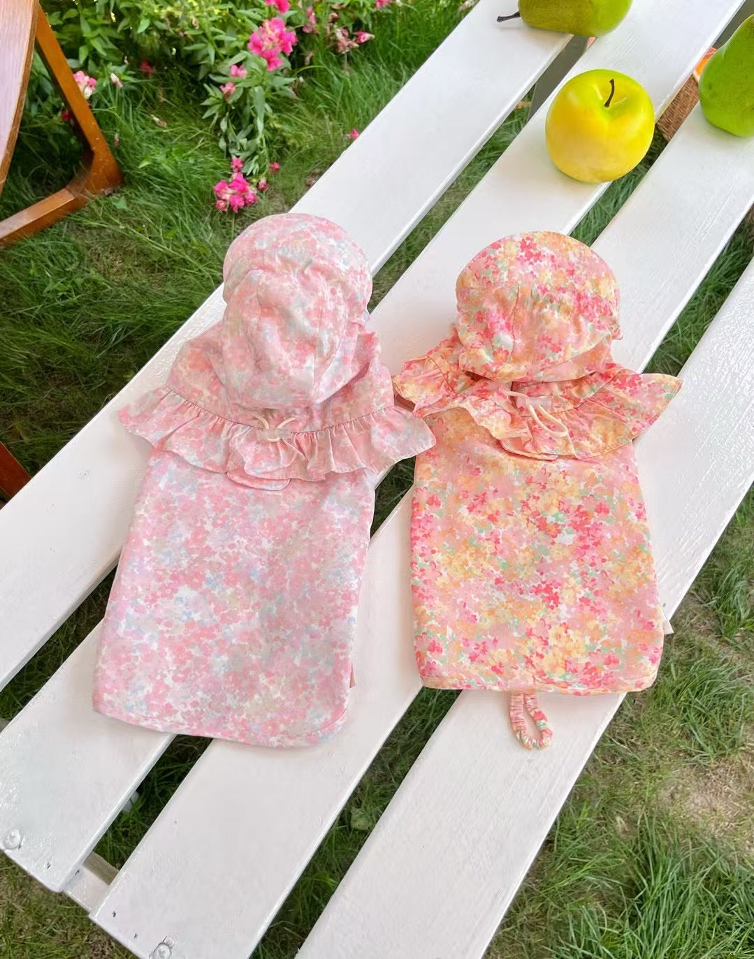Autumn Bless Pastel Garden Windproof, Waterproof, and UV Coat | PetalShield Waterproof Floral Coat 