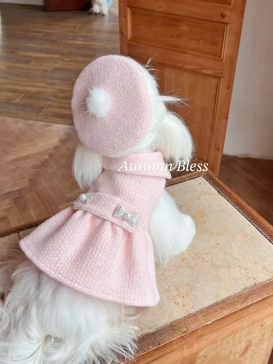 Autumn Bless French-Style Tweed Coat 