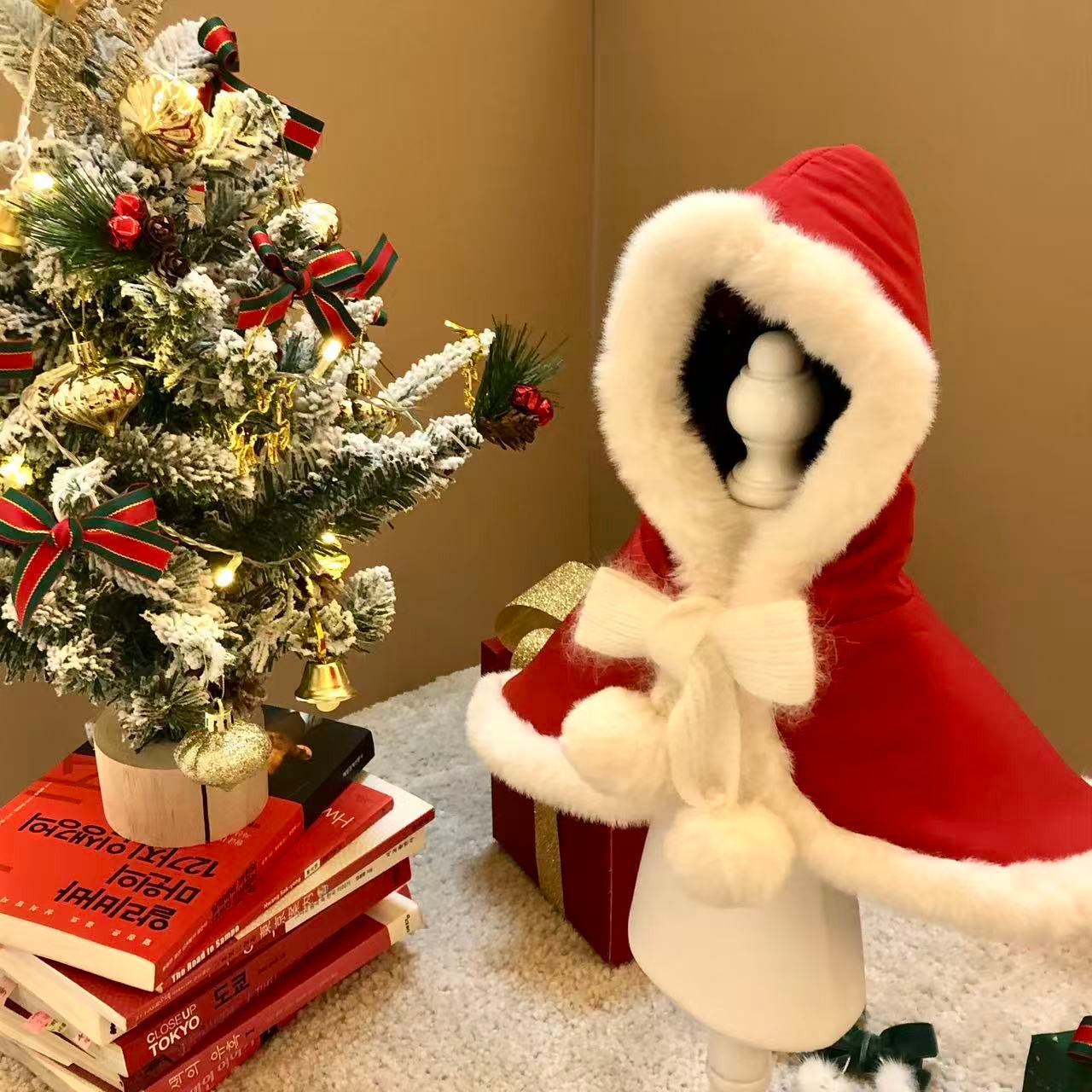 Autumn Bless Merry Tartan Reversible Pet Cloak