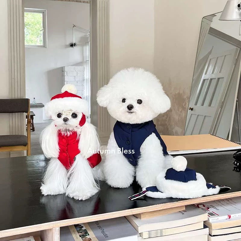 Autumn Bless Cozy Dual-Sided Winter Coat with D-Ring