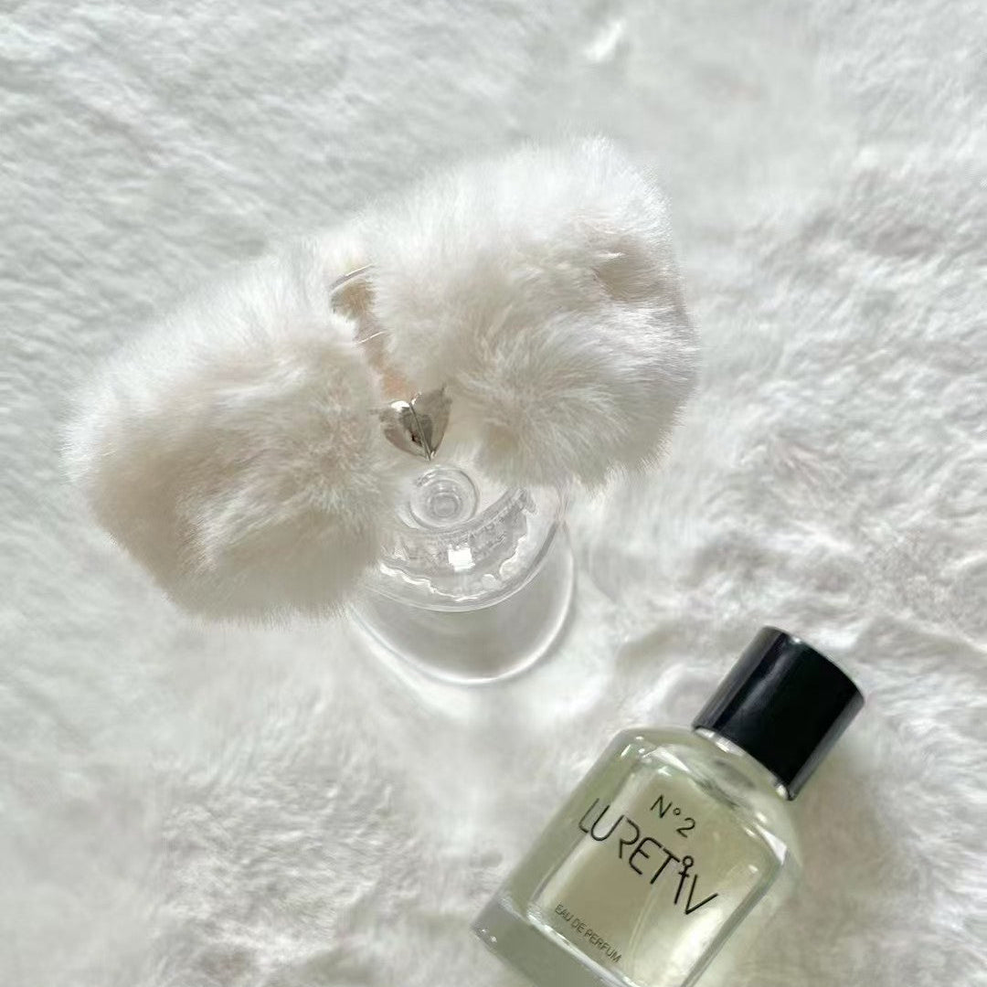 Autumn Bless Christmas Houndstooth Fur Harness Dress – D-Ring Design