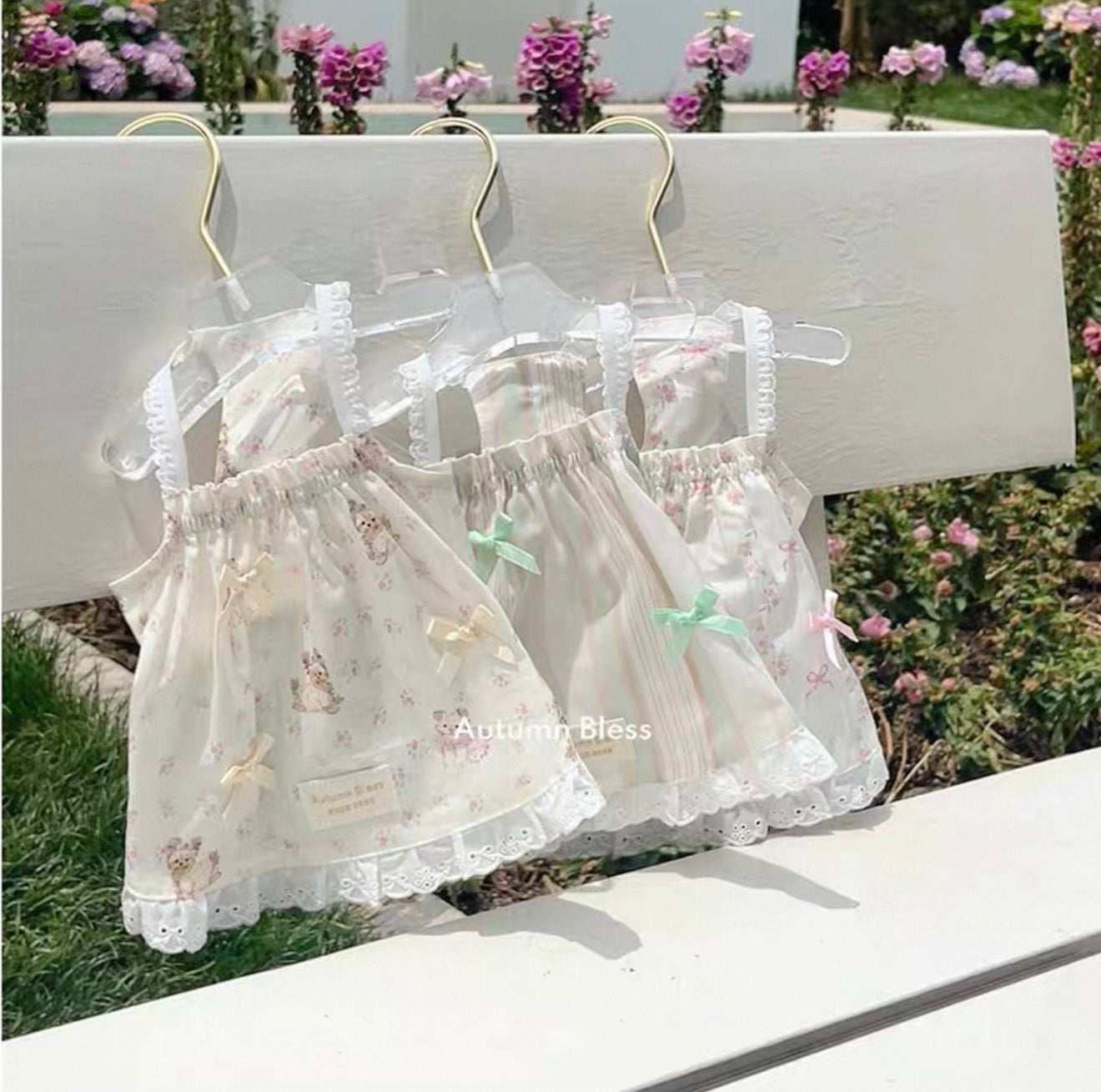 Autumn Bless Floral Cotton Lounge Dress (Summer Pet Cami) | Floral Cotton Lounge Dress 