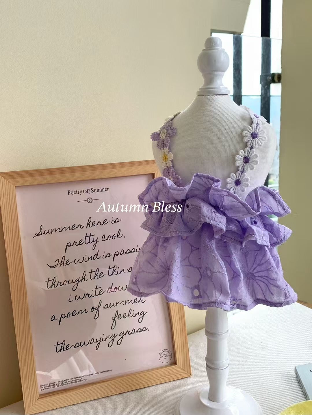 Autumn Bless Daisy Breeze Ruffle Dress 