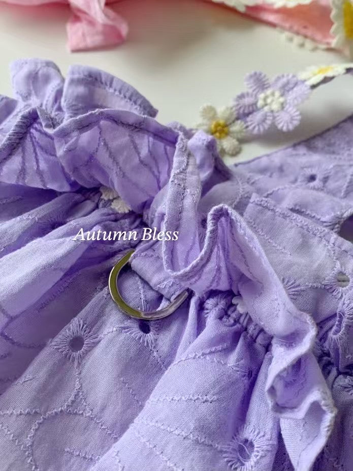 Autumn Bless Daisy Breeze Ruffle Dress 