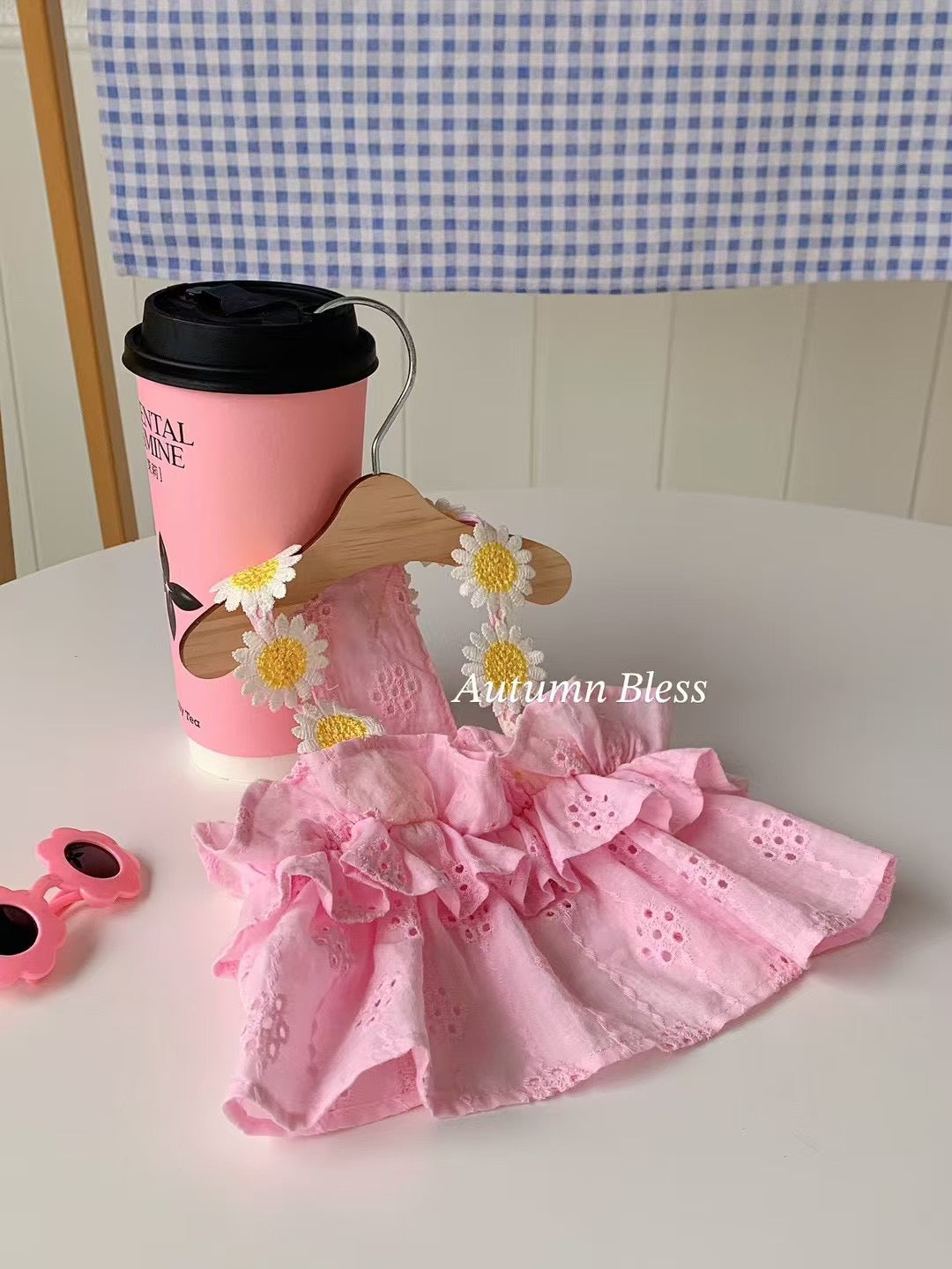 Autumn Bless Daisy Breeze Ruffle Dress 