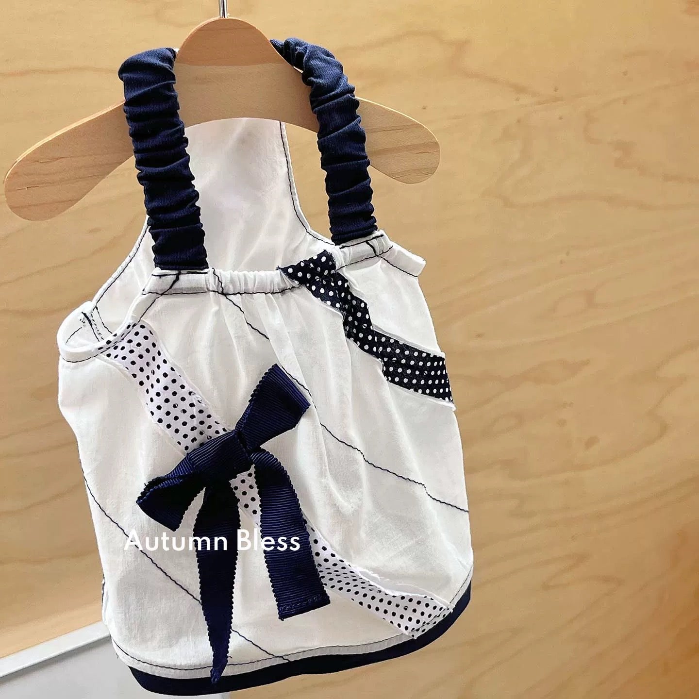 Autumn Bless Lemon Daisy &amp; Marine Picnic Dress