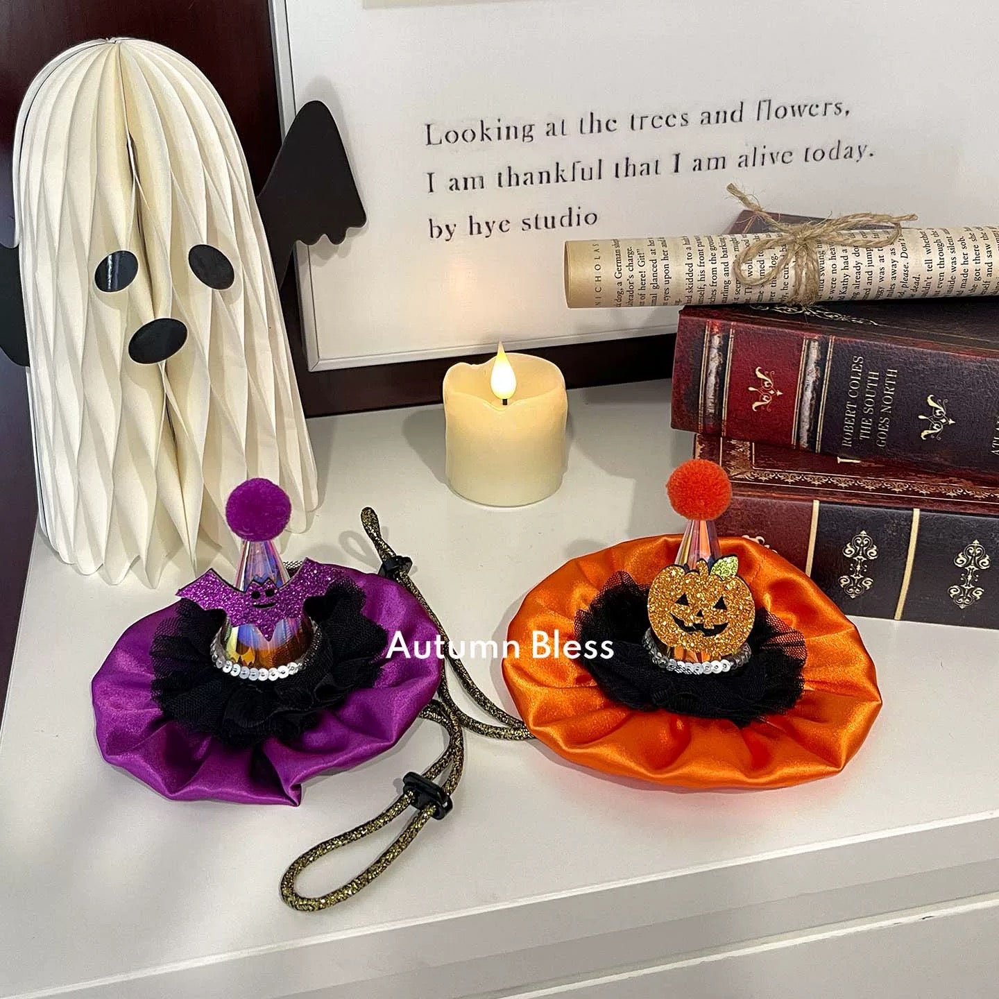 Autumn Bless Halloween Sparkle Witch Dress &amp; Hat Set | 