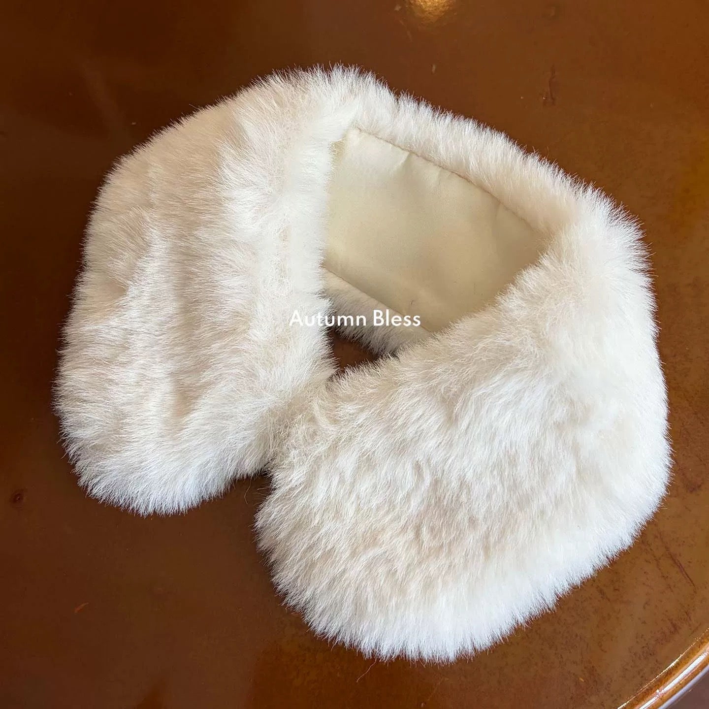 Autumn Bless Fluffy Ribbon Fur Cape (Clip/Pin Compatible) 