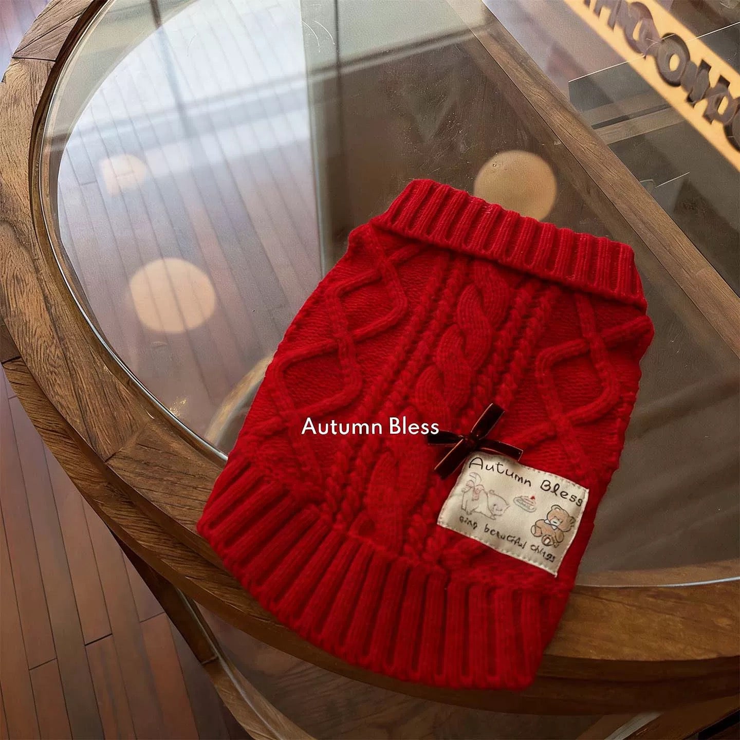 Autumn Bless Soft Wool Touch Knit Vest 