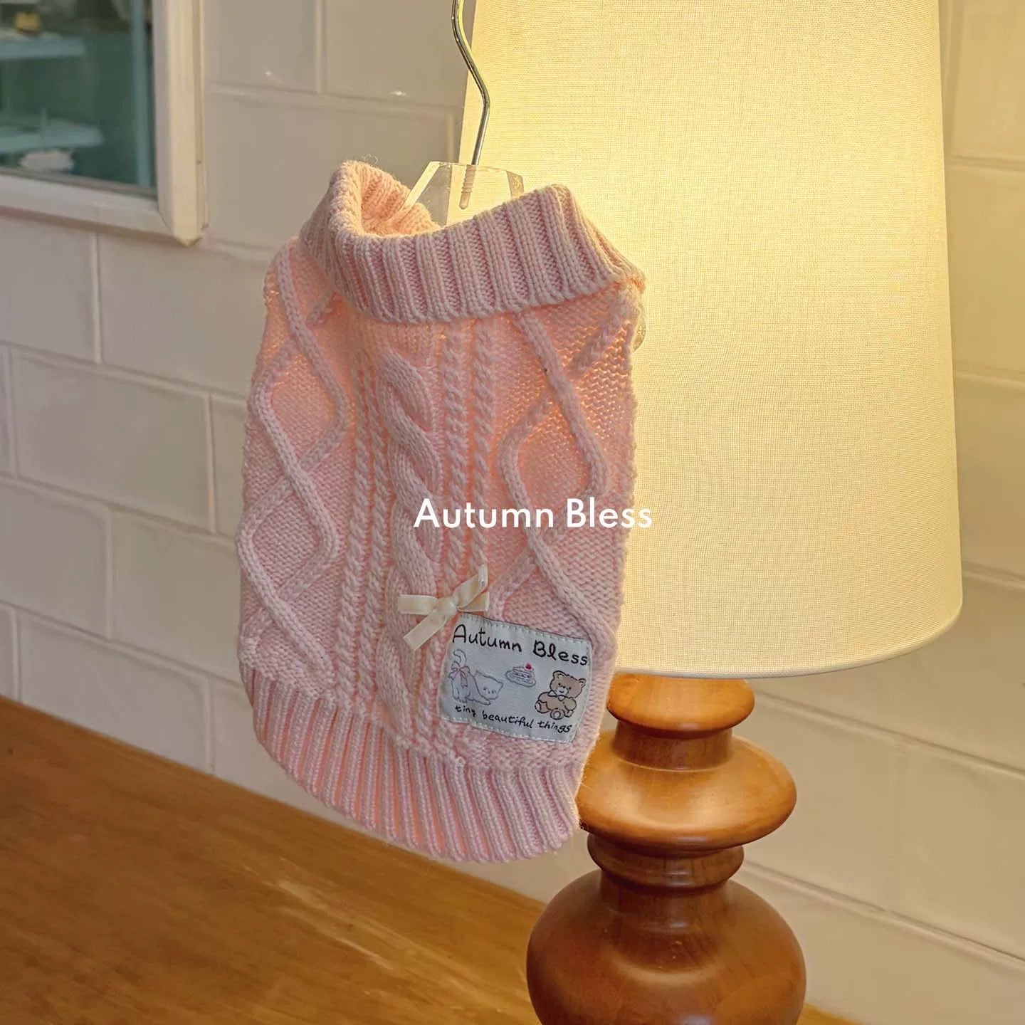 Autumn Bless Soft Wool Touch Knit Vest 