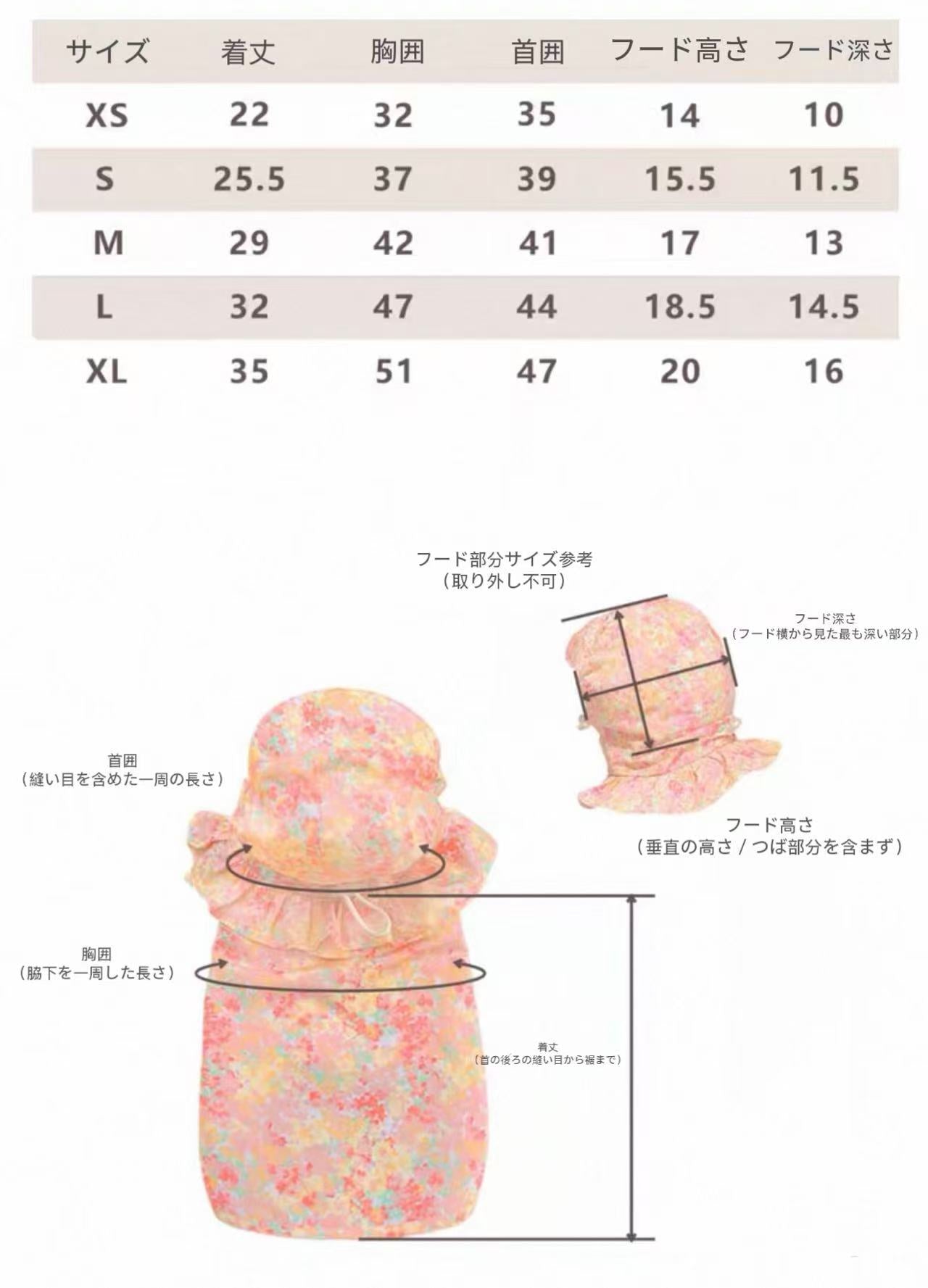 Autumn Bless Pastel Garden Windproof, Waterproof, and UV Coat | PetalShield Waterproof Floral Coat 